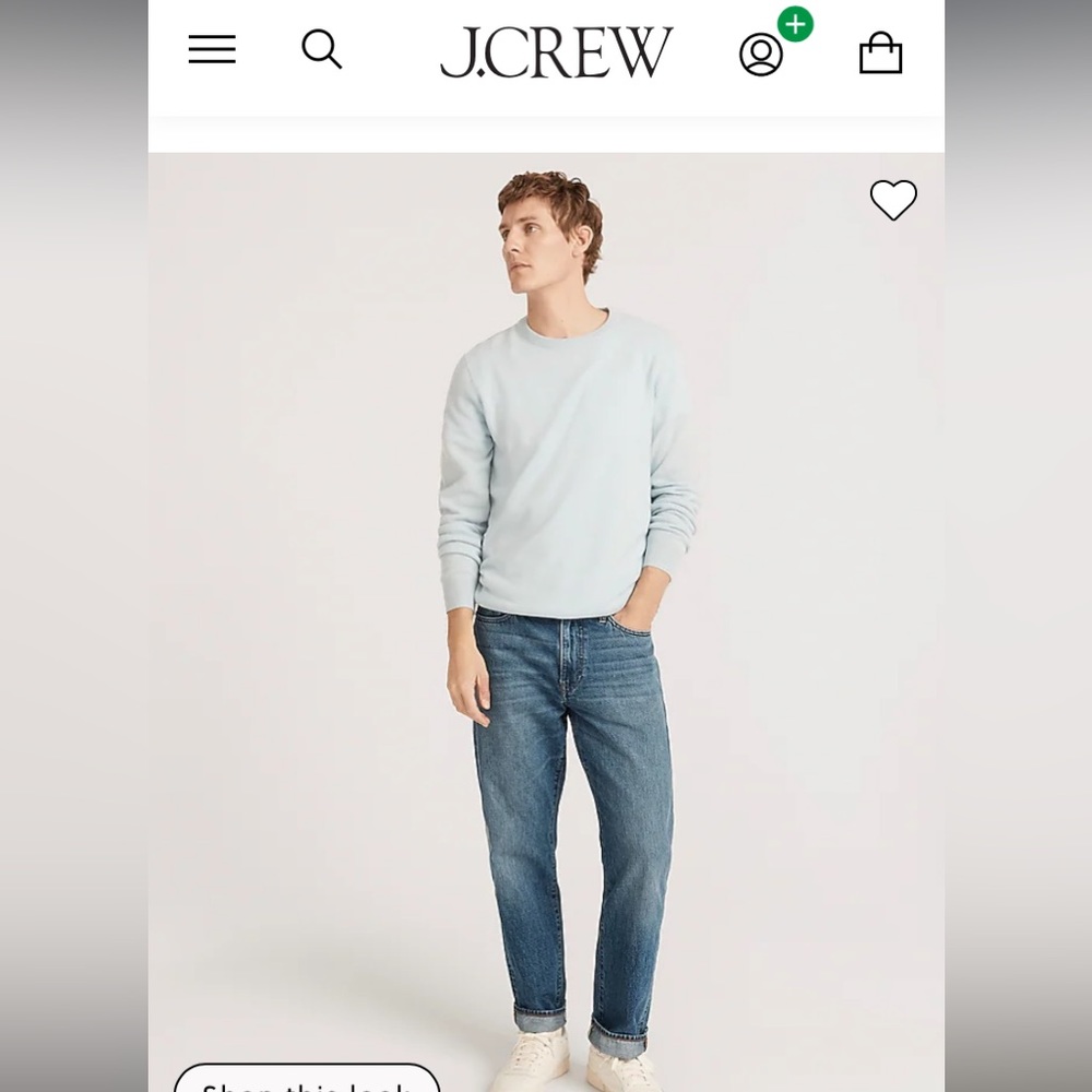 BNWT J. Crew Men’s Classic Relaxed Jeans 32x32